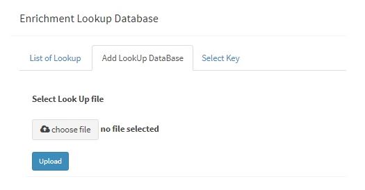 Manage Lookup Database